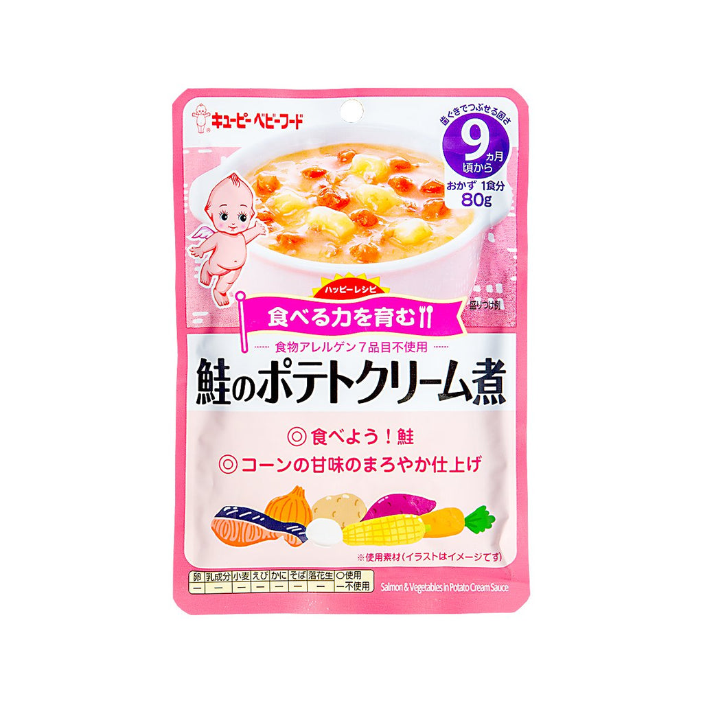 KEWPIE Salmon & Vegetables in Potato Cream Sauce  (80g)