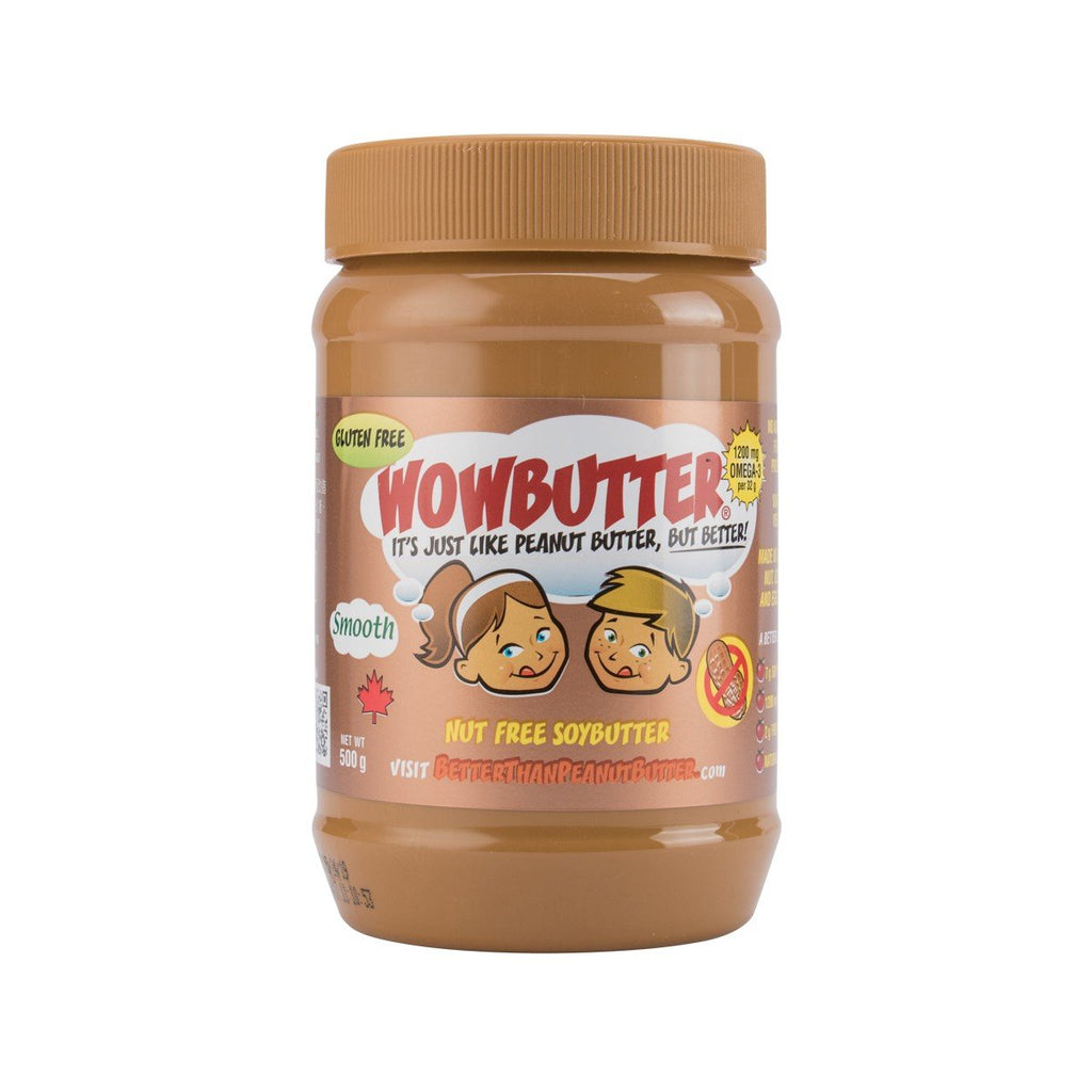 WOWBUTTER Nut Free Soybutter - Smooth  (500g)