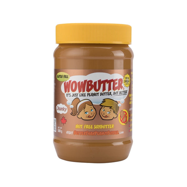 WOWBUTTER Nut Free Soybutter - Chunky  (500g)