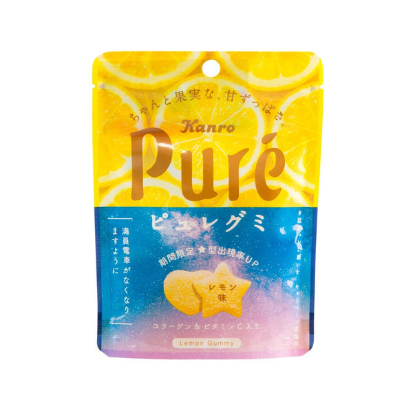 KANRO Pure Juicy Lemon Gummy  (56g)