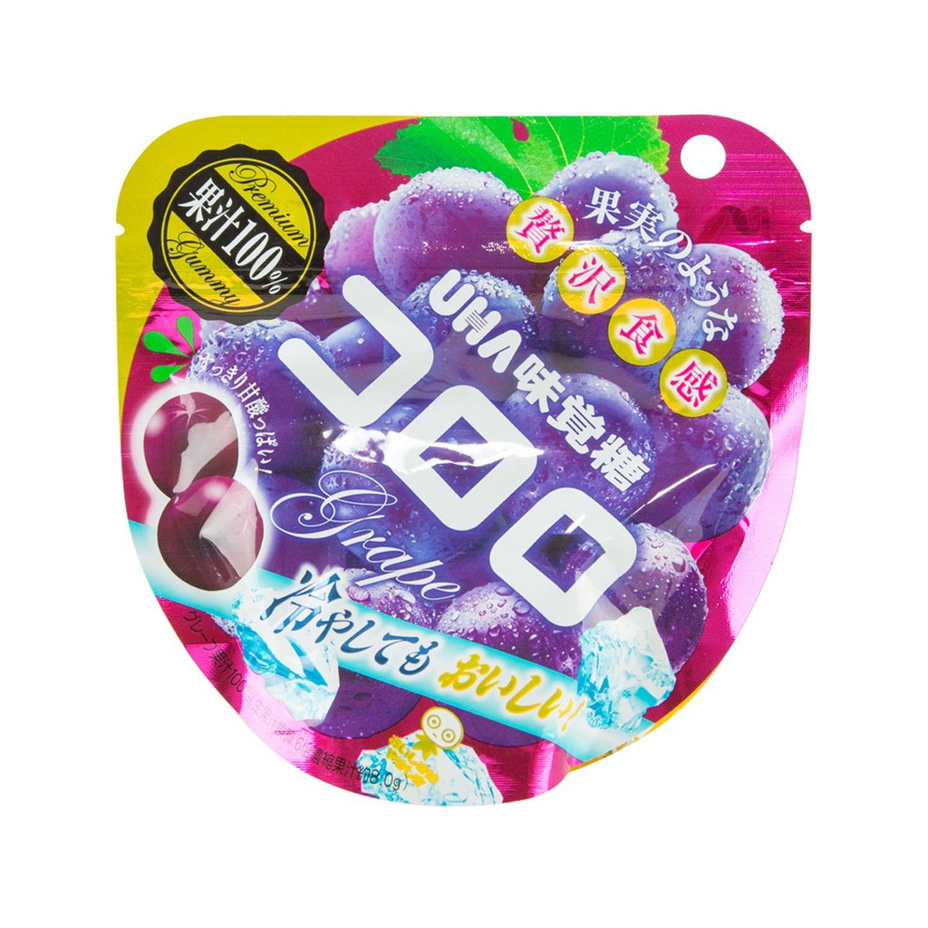 UHA MIKAKUTO Kororo Grape Gummy  (48g)