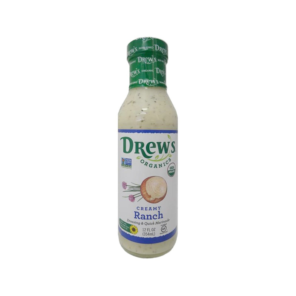 DREW'S Creamy Ranch Dressing & Quick Marinade  (354mL)