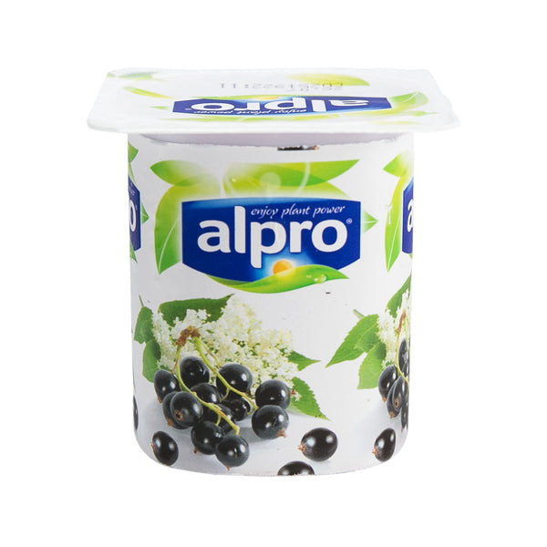 ALPRO Soya Yogurt - Blackcurrant and Elderflower  (125g)