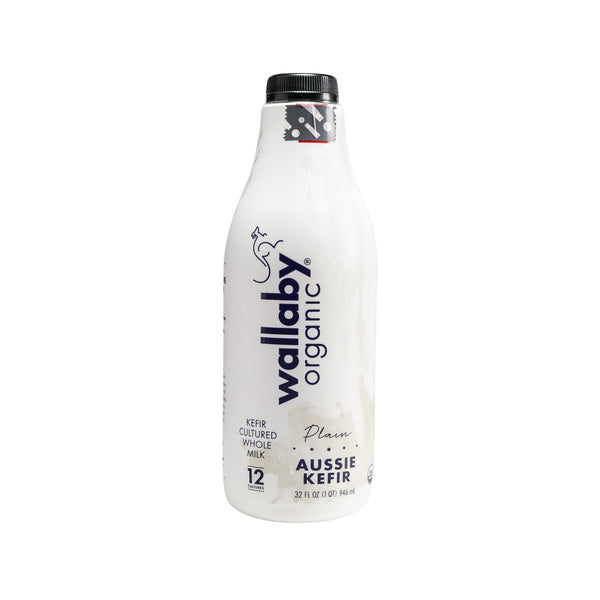 WALLABY Organic Whole Milk Kefir - Plain  (946mL)