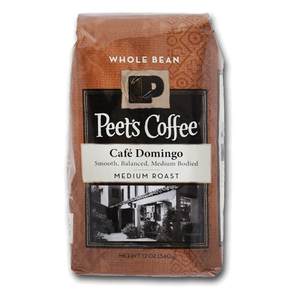 PEET'S Café Domingo Whole Coffee Bean - Medium Roast  (340g)