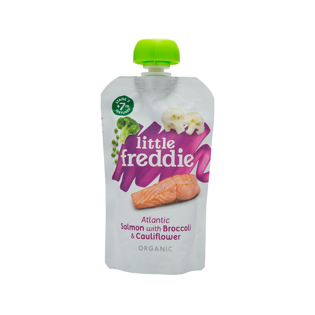 LITTLE FREDDIE Organic Atlantic Salmon with Broccoli & Cauliflower  (120g)