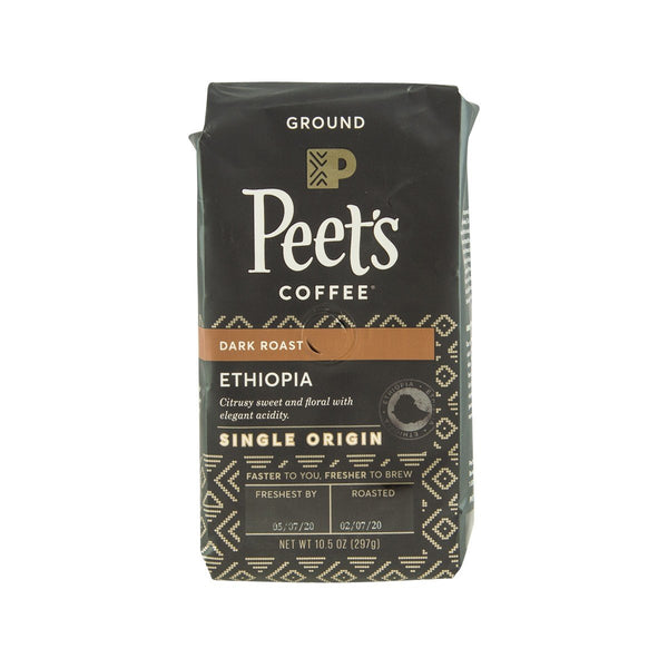 PEET'S Single Origin Ethiopia Ground Coffee  (297g)