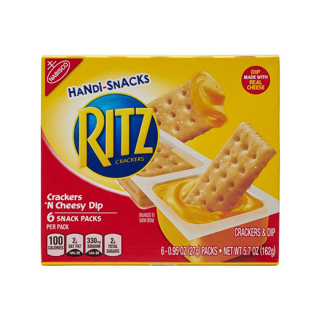 NABISCO Handi-Snacks Ritz Crackers 'N Cheesy Dip  (162g)