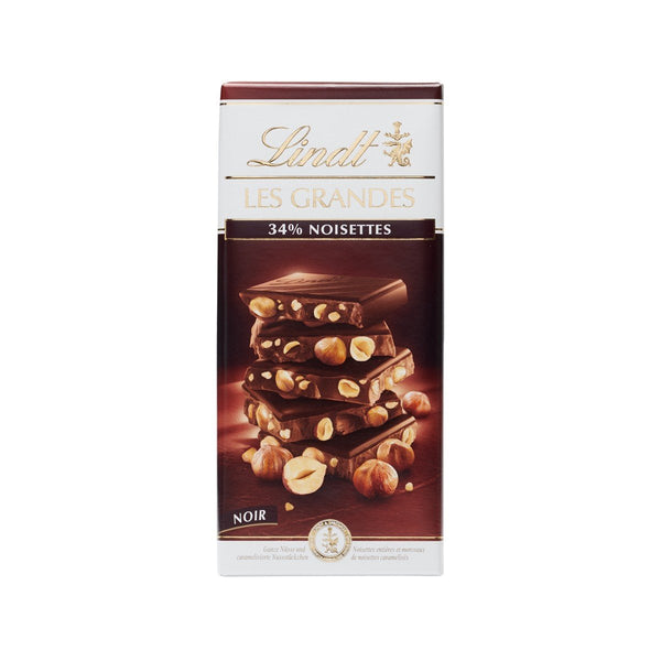 LINDT 34% Hazelnut Dark Chocolate  (150g)