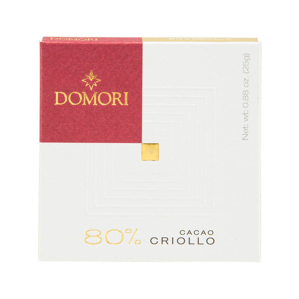 DOMORI 80% Criollo Dark Chocolate  (25g)