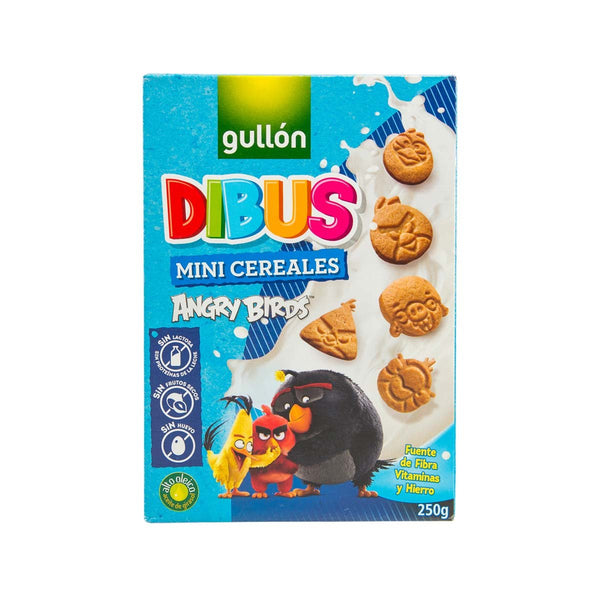 GULLON Angry Birds Lactose Free Biscuit Cereal  (250g)