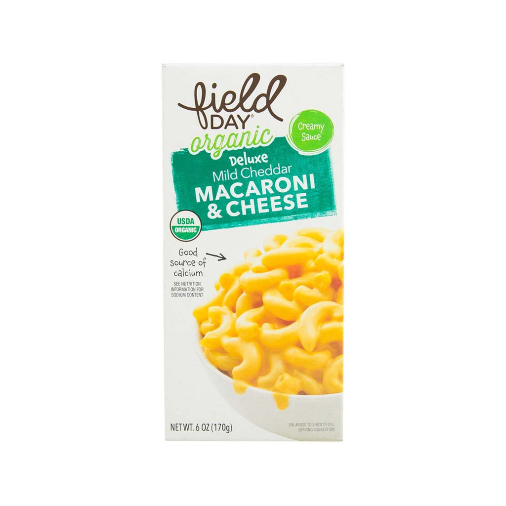 FIELD DAY Organic Deluxe Mild Cheddar Macaroni & Cheese  (170g)