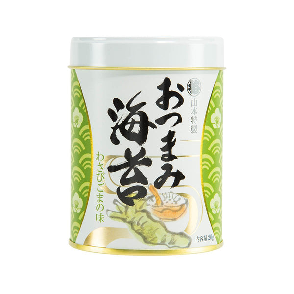 YAMAMOTO NORITEN Seaweed Snack - Wasabi & Sesame  (20g)