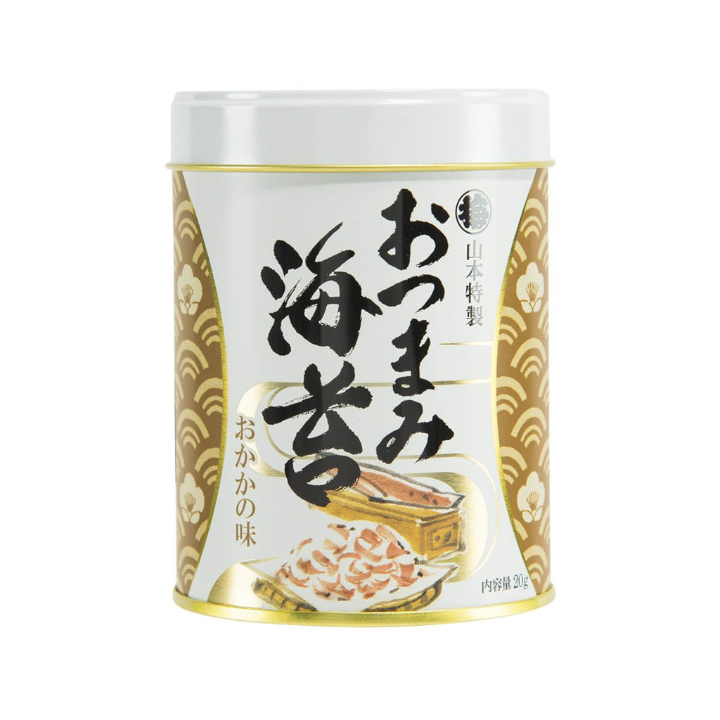 YAMAMOTO NORITEN Seaweed Snack - Okaka Seasoned Bonito Fish  (20g)