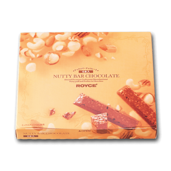 ROYCE' Nutty Bar Chocolate  (6pcs)