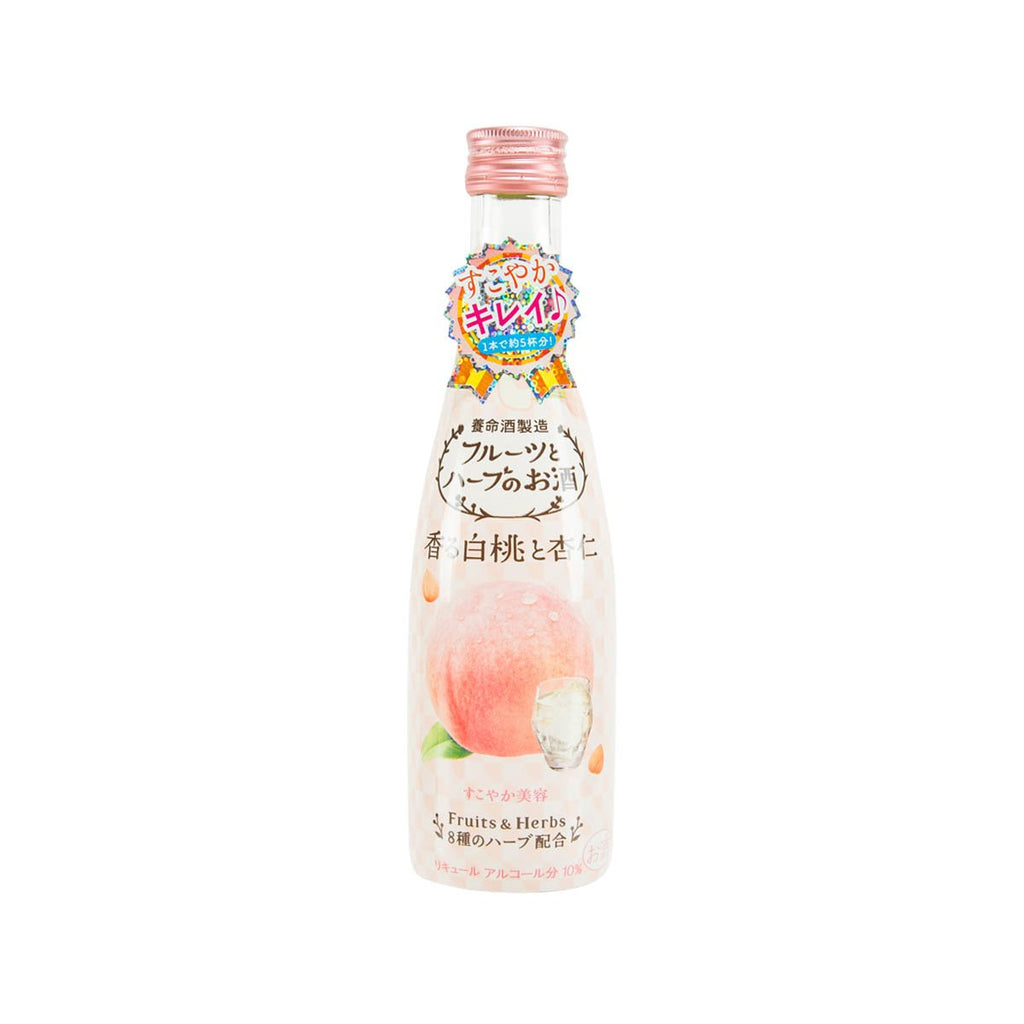 YOMEISHU Fruit & Herb Liquor - White Peach & Almond (Alc. 10%)  (300mL)