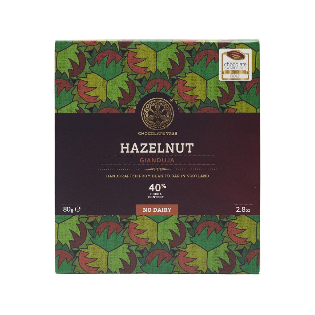 CHOCOLATE TREE 40% Cocoa Hazelnut Gianduja Chocolate  (80g)