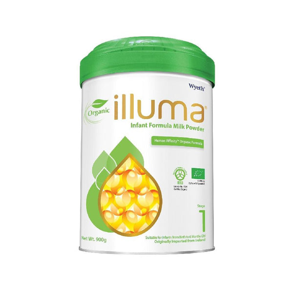 WYETH Organic Illuma Infant Formula Milk Powder - Stage 1  (900g)