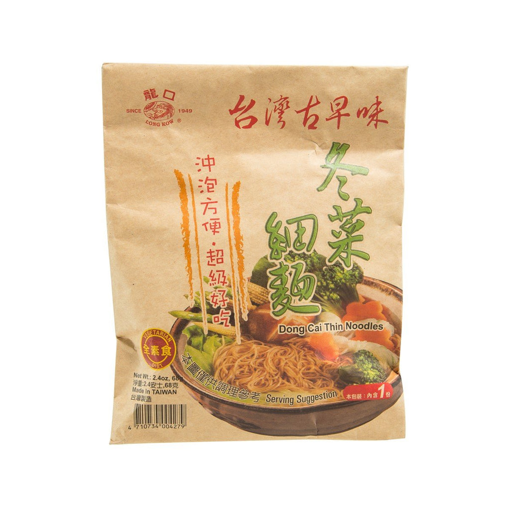 LONG KOW Dong Cai Thin Noodle  (68g)