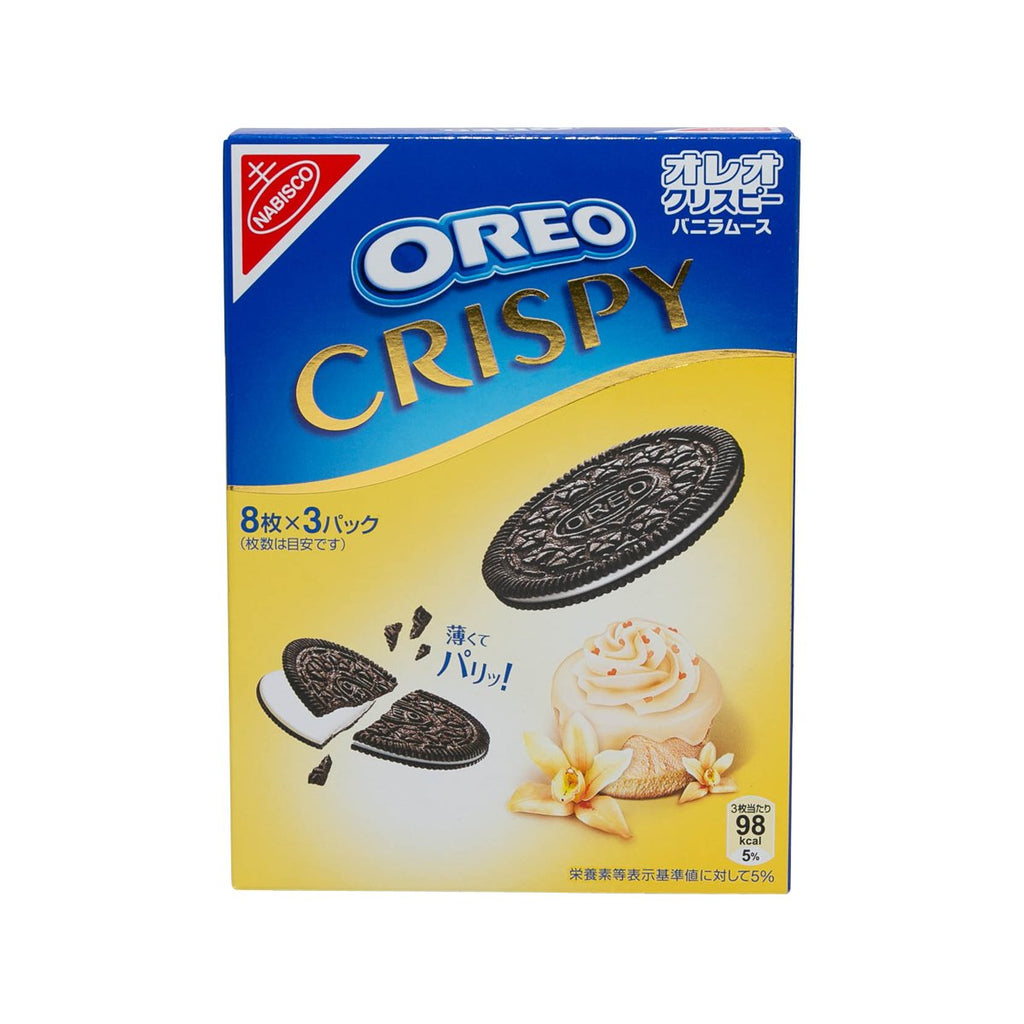 MONDELEZ Oreo Crispy Vanilla Mousse Flavor Biscuit  (154g)