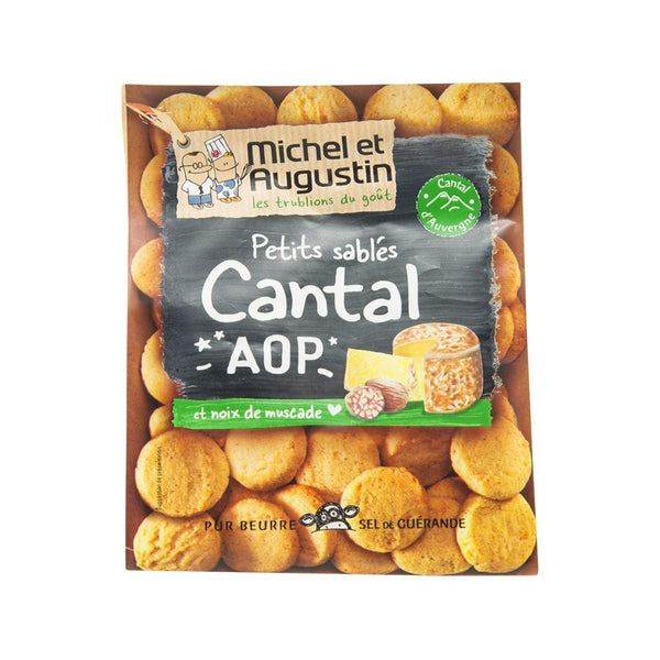 MICHEL & AUGUSTIN Savory Shortbreads With Cantal Cheese And Nutmeg  (100g)