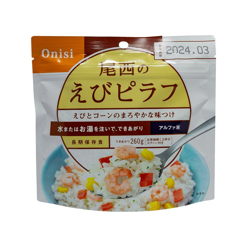 ONISIFOODS Instant Alpha Rice - Shrimp Pilaf  (100g)