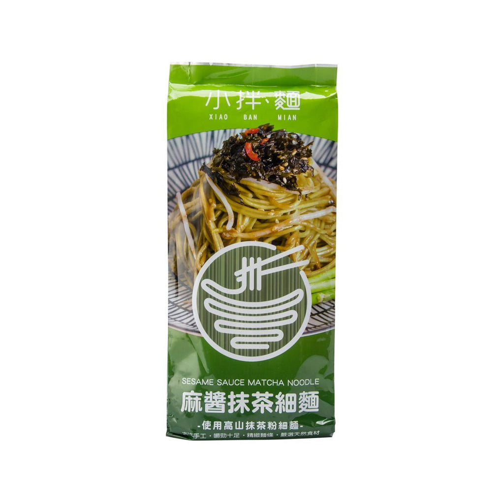 XIAO BAN MIAN Sesame Sauce Matcha Noodle  (3 x 110g)