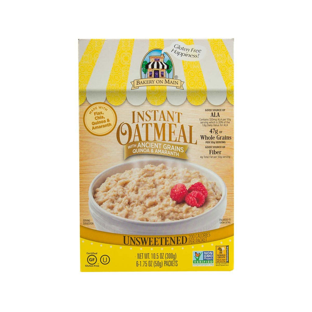 BAKERYONMAIN Gluten Free Instant Oatmeal - Unsweetened  (300g)