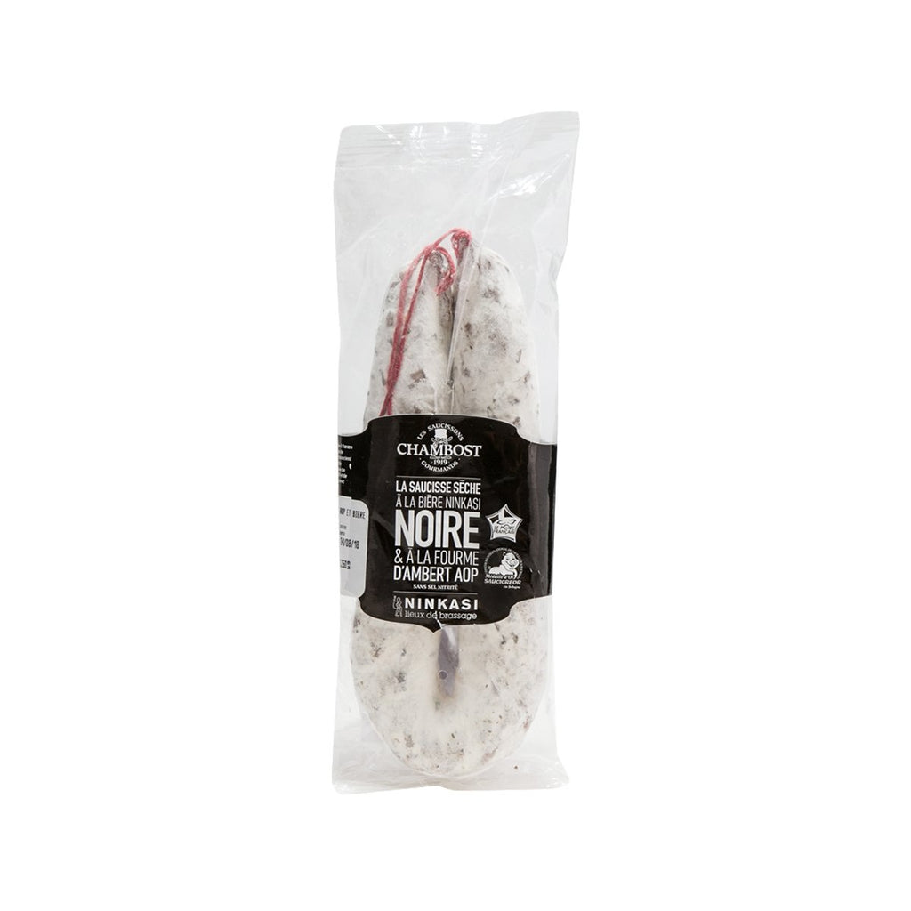 CHAMBOST Dried Salami With Blue Cheese And Black Beer Ninkasi  (250g)