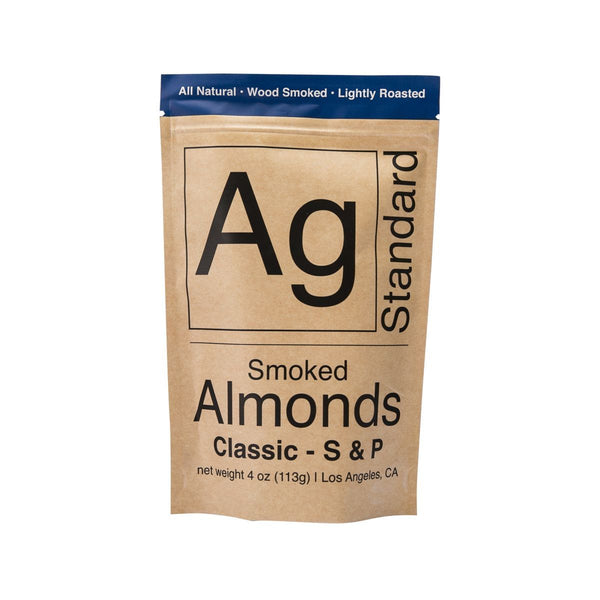 AG STANDARD Smoked Salt & Pepper Almonds  (113g)