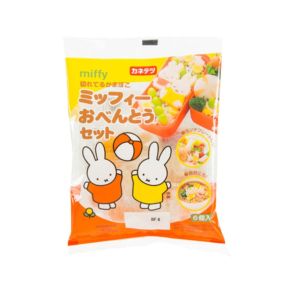 KANETETSU Assorted Miffy Shaped Steamed Fish Cake  (6pcs)