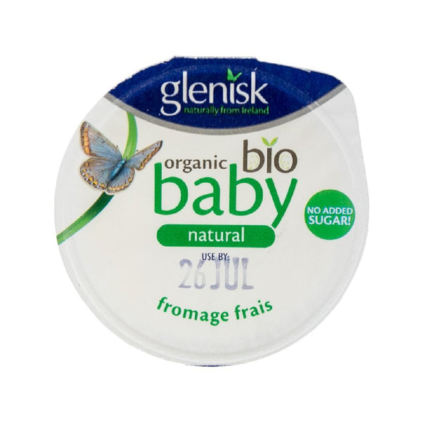 GLENISK Organic Baby Fromage Frais - Natural  (60g)