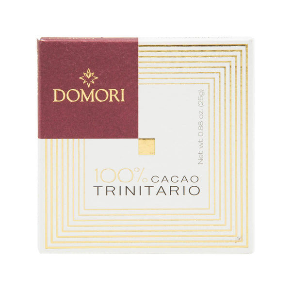 DOMORI 100% Trinitario Dark Chocolate  (25g)