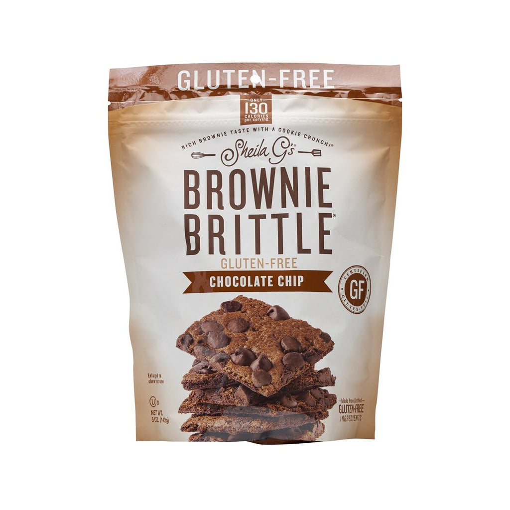 SHEILA G'S Gluten Free Brownie Brittle - Chocolate Chip  (128g)