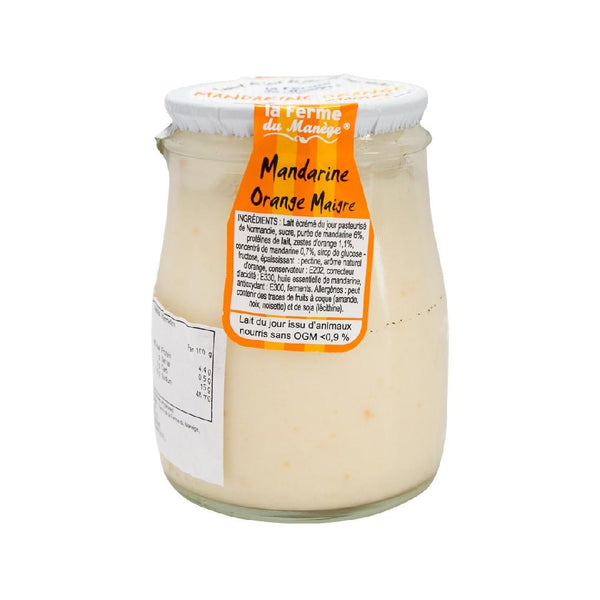 FERME DU MANEG Mandarine Orange Low Fat Yoghurt  (180g)