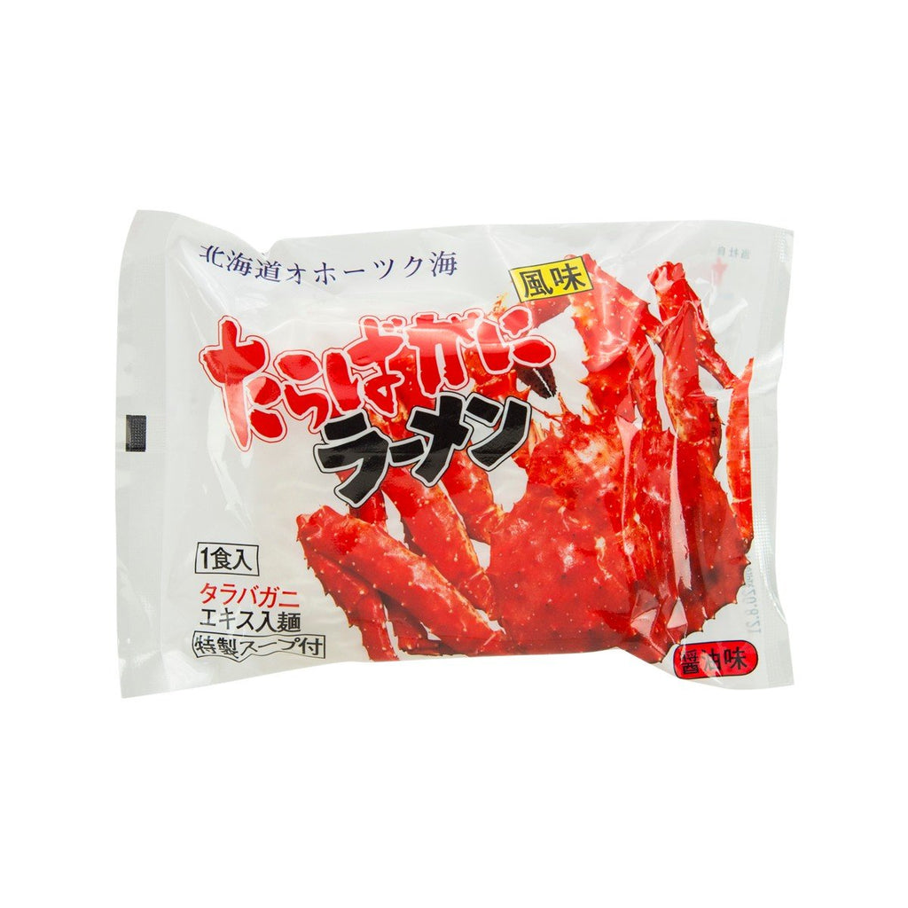 ASAHI SHOKUHIN Red King Crab Ramen - Soy Sauce  (90g + 34g)