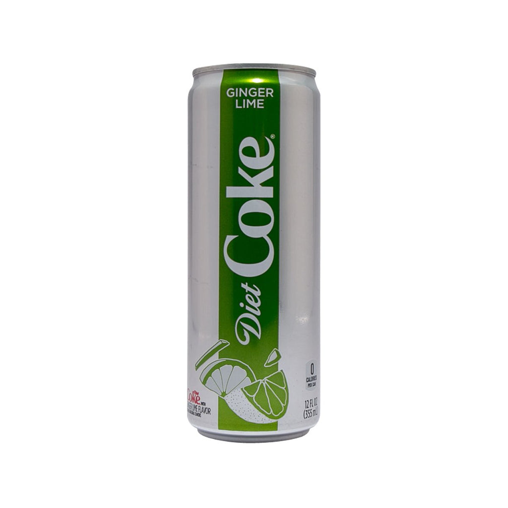 COCA COLA Diet Coke with Ginger Lime Flavor - USA  (355mL)