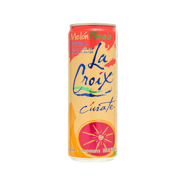 LACROIX Curate Sparkling Water - Cantaloupe & Pink Grapefruit Flavour  (355mL)