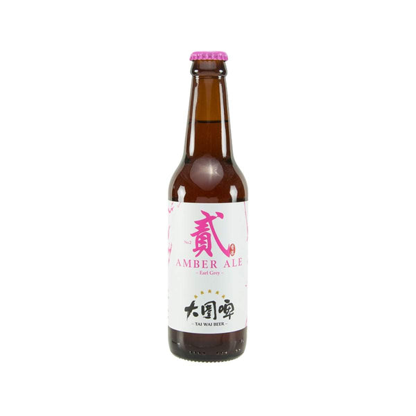 TAI WAI BEER No.2 Amber Ale - Earl Grey (Alc 5.2%)  (330mL)