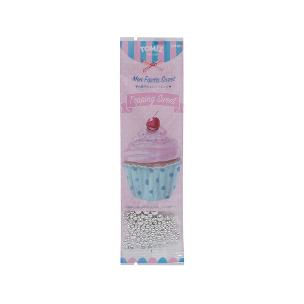 TOMIZAWA All Size Sugar Dragees For Decoration - Silver  (3g)