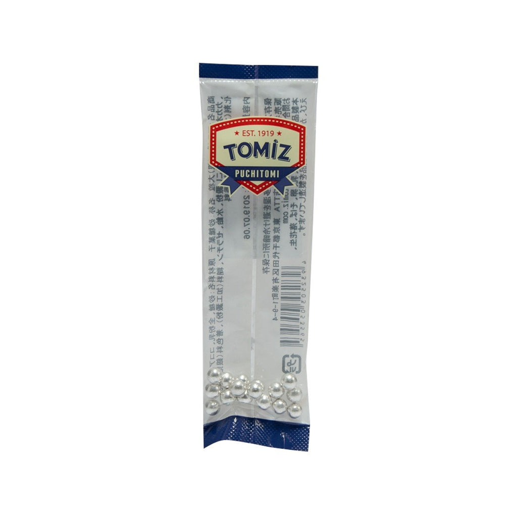 TOMIZAWA Large Sugar Dragees for Decoration - Silver  (3g)
