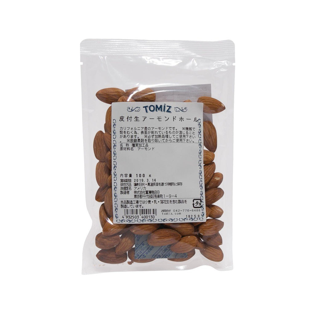 TOMIZAWA Unskinned Raw Whole Almond  (100g)