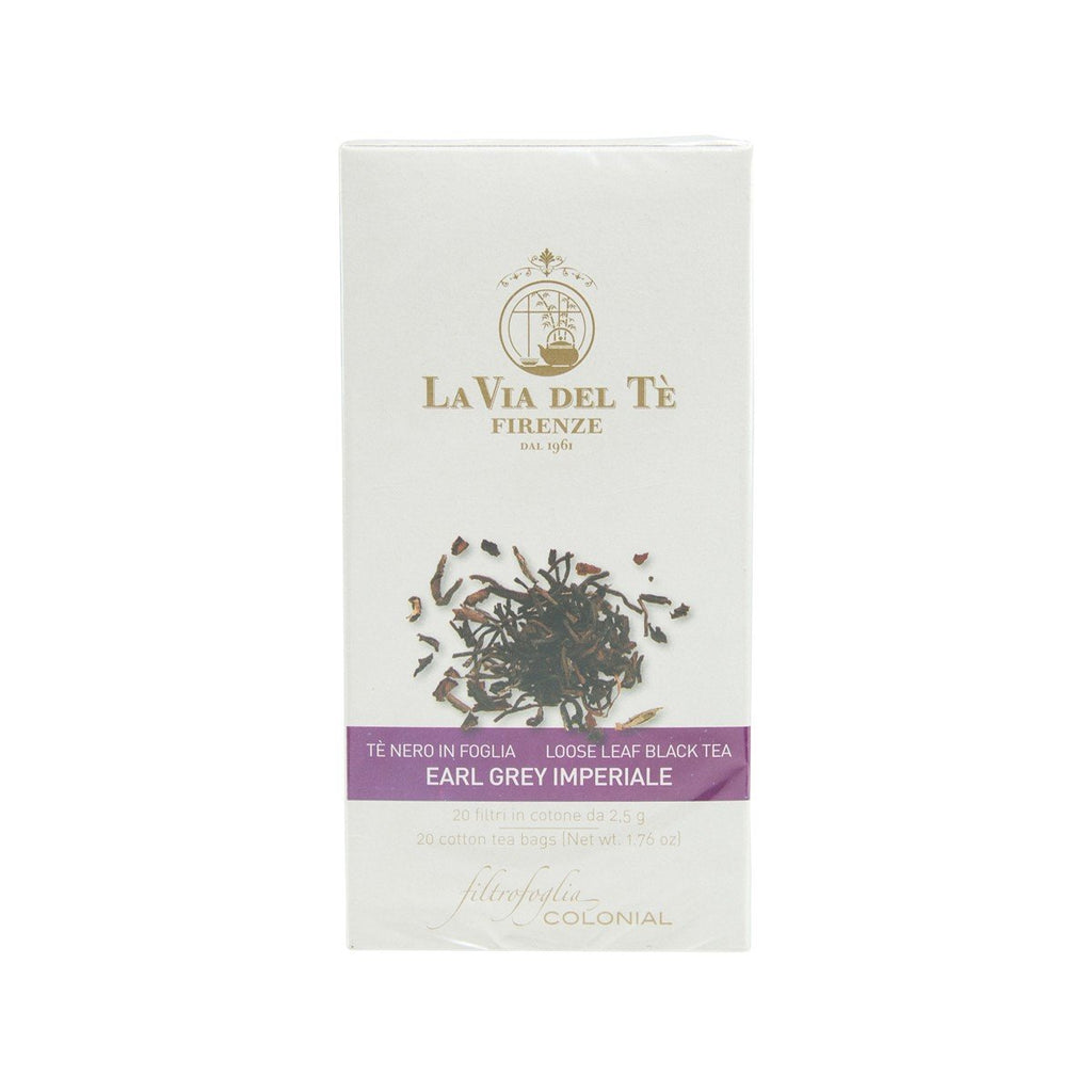 LA VIA DEL TE Earl Grey Imperiale Black Tea Bag  (50g)