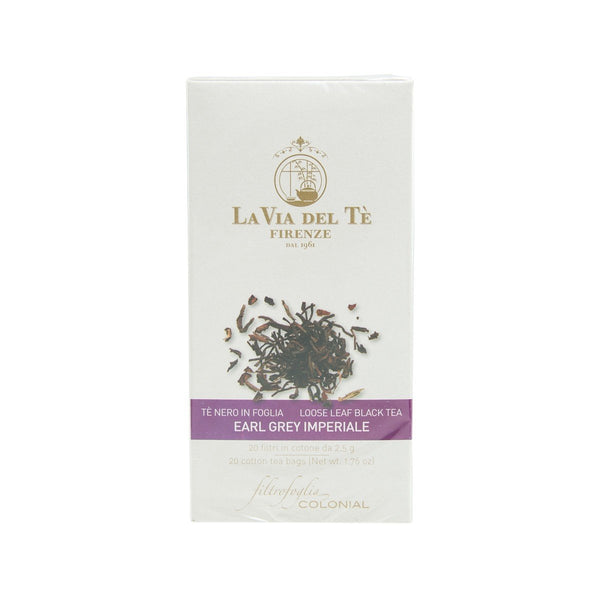 LA VIA DEL TE Earl Grey Imperiale Black Tea Bag  (50g)