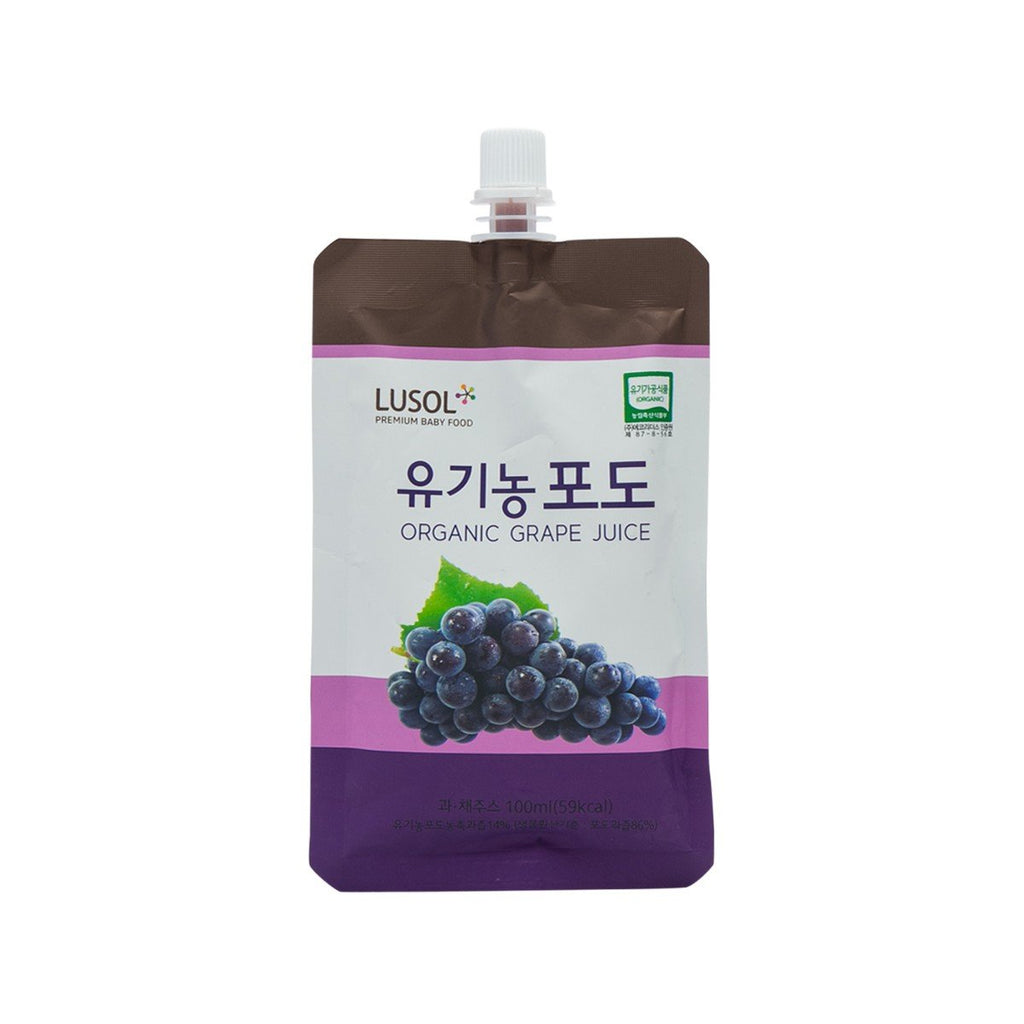 LUSOL Organic Farm Juice - Organic Grape  (100mL)