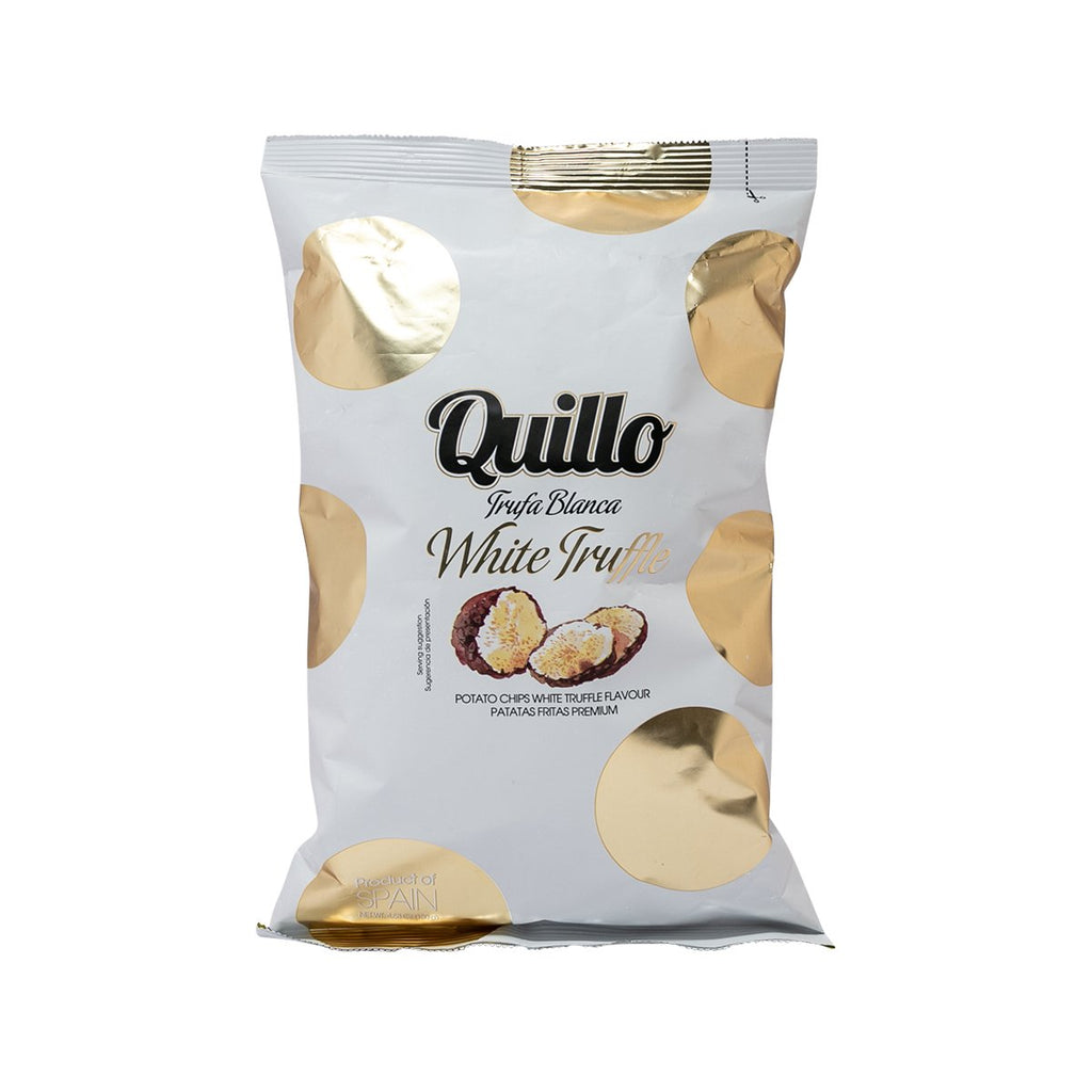 QUILLO Potato Chips - White Truffle Flavor  (130g)