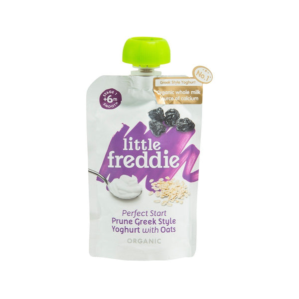 LITTLE FREDDIE Organic Perfect Start Prune Greek Style Yoghurt with Oats  (100g)