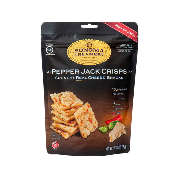 SONOMA CREAMERY Pepper Jack Cheese Crisps  (64g)