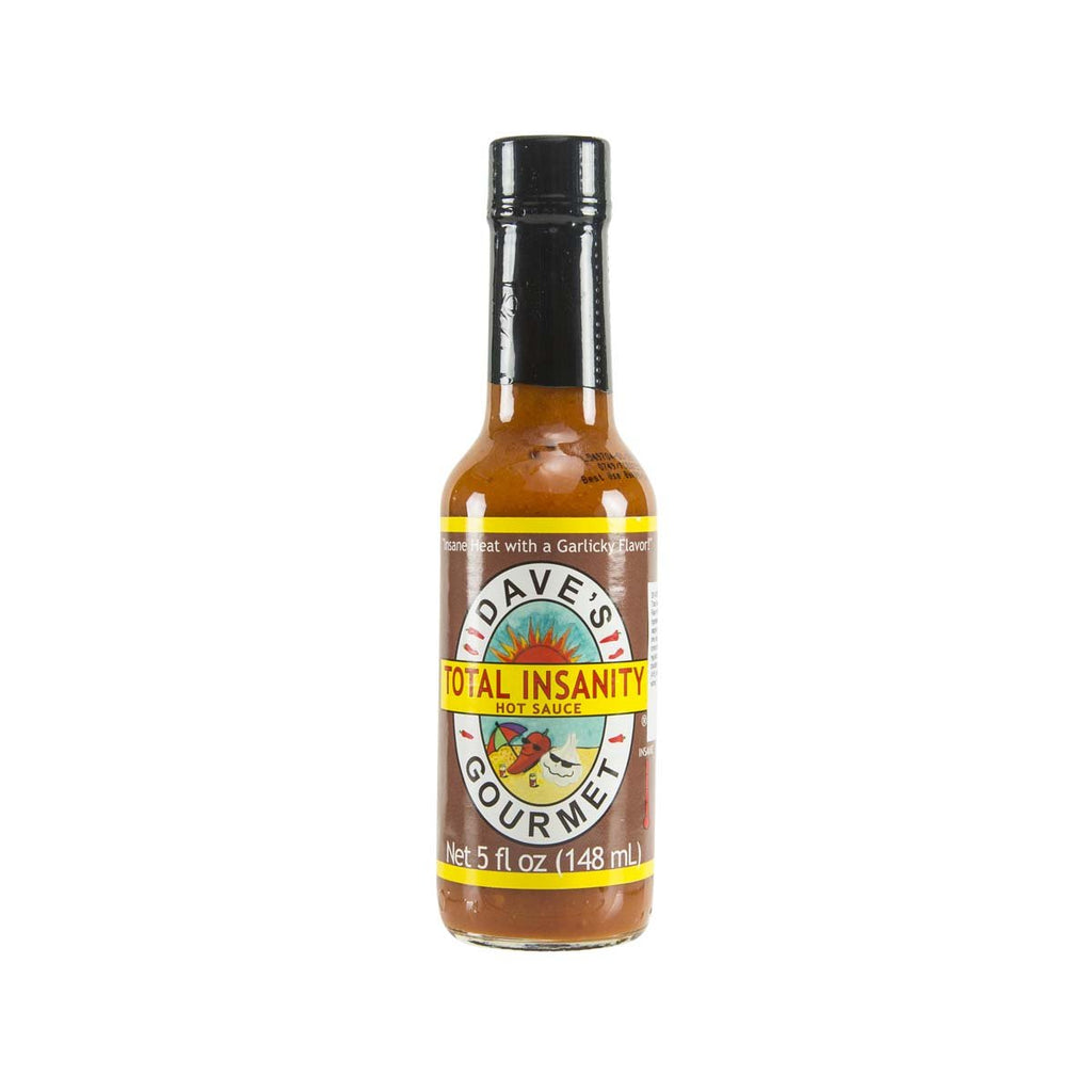 DAVE'S GOURMET Total Insanity Hot Sauce With Garlic Flavor  (148mL)