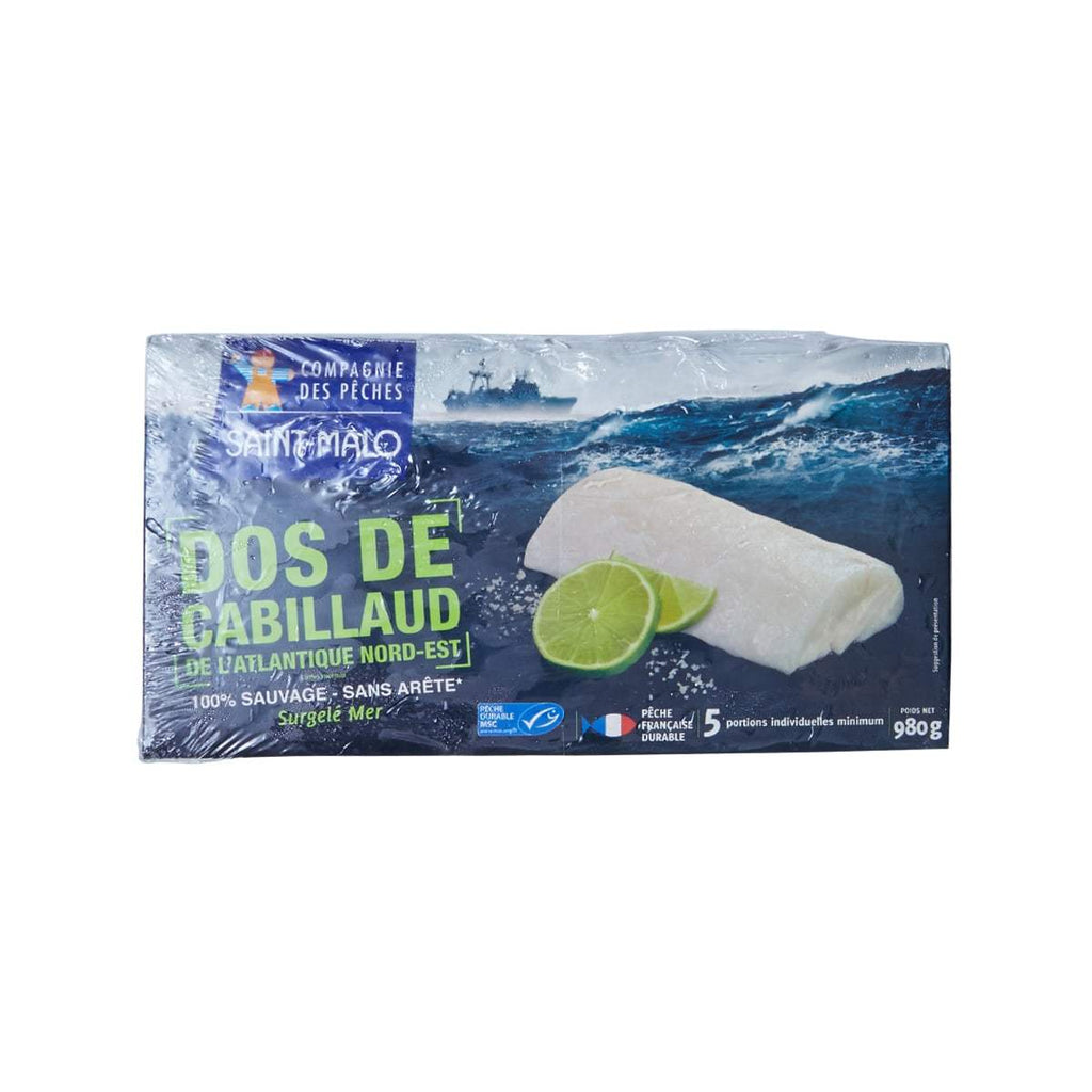 French Frozen Cod Fillet  (980g)